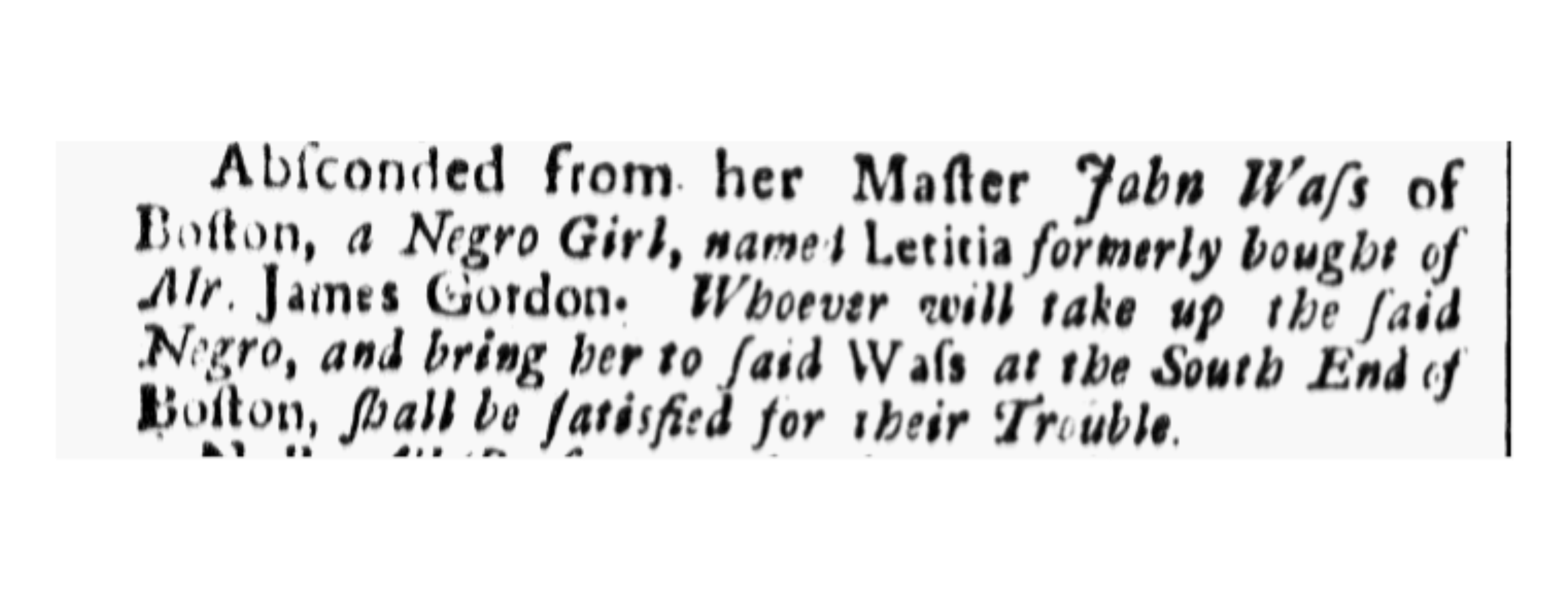 You are currently viewing Letitia (April 1739)