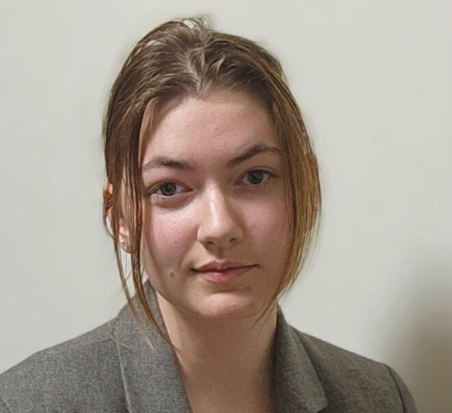 Photo of undergraduate intern Amanda Grant