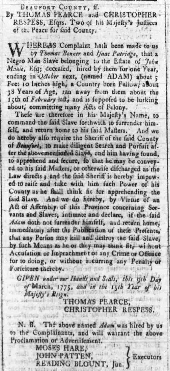 You are currently viewing Adam (March 1775)