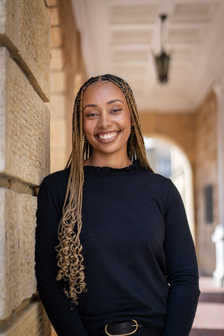 Photo of undergraduate intern Amanda Smith