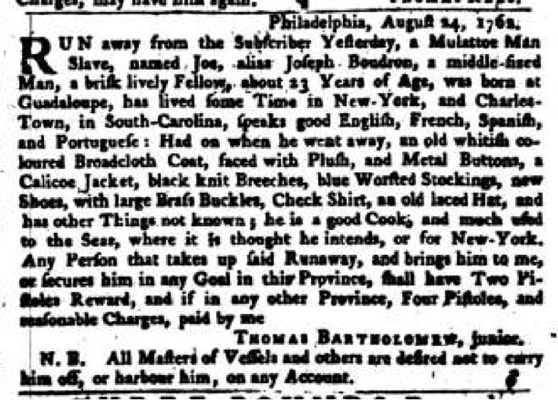 You are currently viewing Joe (August 1762)